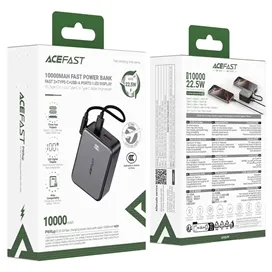 پاوربانک 10000 ایس فست ACEFAST M28 توان 22.5 وات