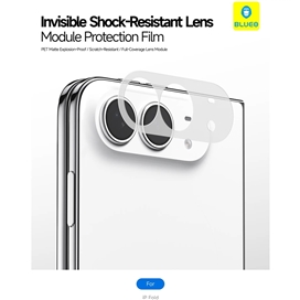 محافظ دور لنز بلو مدل Blueo Invisible Shock-Resistant Lens Module Protection Film مناسب برای Apple iPhone 17 Pro Max