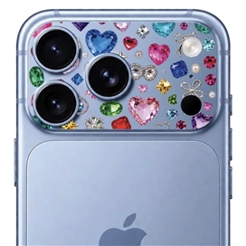 محافظ دور لنز طرح Gem برند بلو مدل Blueo Invisible Shock-Resistant Lens Protection مناسب برای Apple iPhone 18 Pro Max
