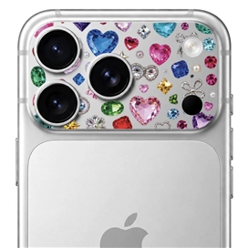 محافظ دور لنز طرح Gem برند بلو مدل Blueo Invisible Shock-Resistant Lens Protection مناسب برای Apple iPhone 18 Pro Max