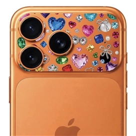 محافظ دور لنز طرح Gem برند بلو مدل Blueo Invisible Shock-Resistant Lens Protection مناسب برای Apple iPhone 18 Pro