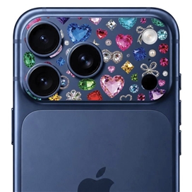 محافظ دور لنز طرح Gem برند بلو مدل Blueo Invisible Shock-Resistant Lens Protection مناسب برای Apple iPhone 18 Pro