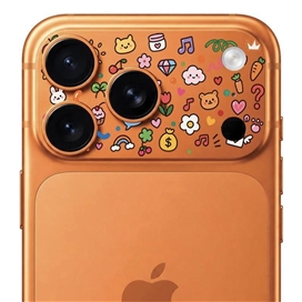 محافظ دور لنز طرح Colorful برند بلو مدل Blueo Invisible Shock-Resistant Lens Protection مناسب برای Apple iPhone 18 Pro
