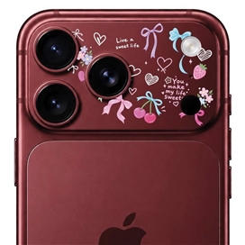 محافظ دور لنز طرح پاپیون برند بلو مدل Blueo Invisible Shock-Resistant Lens Protection مناسب برای Apple iPhone 18 Pro
