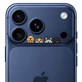 محافظ دور لنز طرح سگ ها برند بلو مدل Blueo Invisible Shock-Resistant Lens Protection مناسب برای Apple iPhone 18 Pro