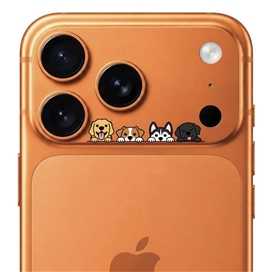 محافظ دور لنز طرح سگ ها برند بلو مدل Blueo Invisible Shock-Resistant Lens Protection مناسب برای Apple iPhone 17 Pro Max