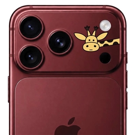 محافظ دور لنز طرح زرافه برند بلو مدل Blueo Invisible Shock-Resistant Lens Protection مناسب برای Apple iPhone 18 Pro