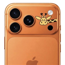 محافظ دور لنز طرح زرافه برند بلو مدل Blueo Invisible Shock-Resistant Lens Protection مناسب برای Apple iPhone 18 Pro