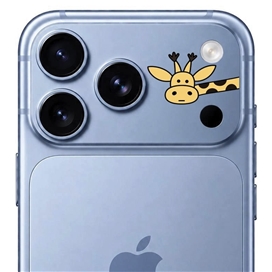 محافظ دور لنز طرح زرافه برند بلو مدل Blueo Invisible Shock-Resistant Lens Protection مناسب برای Apple iPhone 18 Pro