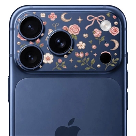 محافظ دور لنز طرح گل برند بلو مدل Blueo Invisible Shock-Resistant Lens Protection مناسب برای Apple iPhone 18 Pro Max