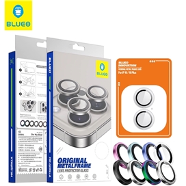 رینگ محافظ لنز بلو فلزی Blueo Metal Frame Lens Protector Glass مناسب برای Apple iPhone 18 Pro