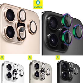 رینگ محافظ لنز بلو فلزی Blueo Metal Frame Lens Protector Glass مناسب برای Apple iPhone 18 Pro
