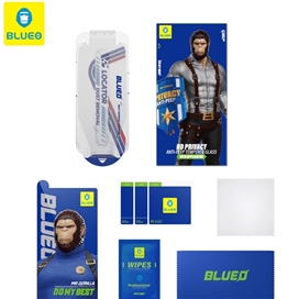محافظ صفحه بلو پرایوسی با اپلیکاتور Blueo Full Glass Anti-Peep Privacy With Applicator مناسب برای Apple iPhone 18 Pro Max
