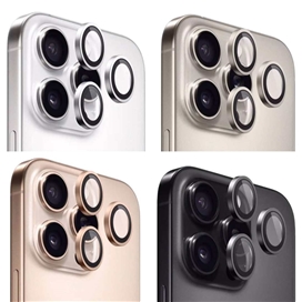 رینگ محافظ لنز بلو تیتانیوم ضد انعکاس نور Blueo 99Anti-Reflective PVD Titanium Alloy Lens Glass مناسب برای Apple iPhone 18 Pro Max