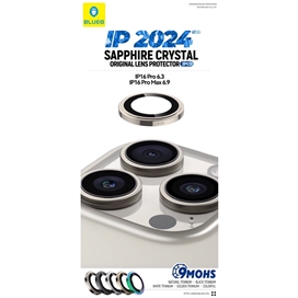رینگ محافظ لنز بلو یاقوتی کریستالی Blueo SAPPHIRE Crystal Original Lens Glass مناسب برای Apple iPhone 18 Pro