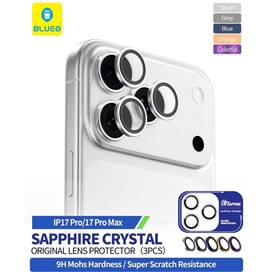 رینگ محافظ لنز بلو یاقوتی کریستالی Blueo SAPPHIRE Crystal Original Lens Glass مناسب برای Apple iPhone 18 Pro