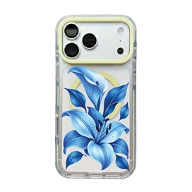 قاب لیلیوم آبی Blue Lilium با مگ سیف برند بلو Blueo آیفون مناسب برای Apple iPhone 17 Pro Max