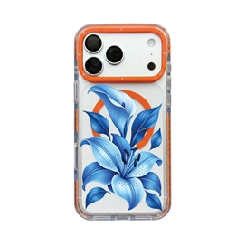 قاب لیلیوم آبی Blue Lilium با مگ سیف برند بلو Blueo آیفون مناسب برای Apple iPhone 17 Pro
