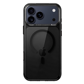قاب برند نیمی شفاف دودی مدل Nimmy Magnetic Crystal Clear آیفون مناسب برای Apple iPhone 18 Pro