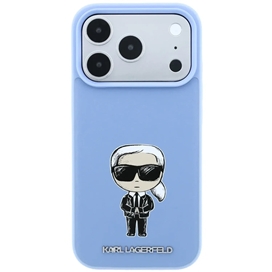 قاب برند کارل لاگرفلد مدل Karl Lagerfel Smooth PU Ikonik Sketch Hard Cover مناسب برای Apple iPhone 17 Pro
