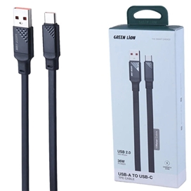 کابل تبدیل USB-A به USB-C گرین لاین Green Lion GNTPE1MA2CBK
