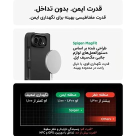 قاب آیفون دوئو برند اسپیگن مدل Spigen Tough Armor Pro (Mag Fit) مناسب Apple iPhone Duo