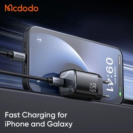 شارژر دیواری 65 وات به همراه کابل دوسر تایپ سی مک دودو Mcdodo CH-826