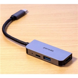 هاب 3 پورت USB-C پرودو Porodo مدل PD-4K31C