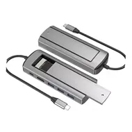 هاب و باکس هارد m2 کوتسی COTECi 6-in-1 type-c Hub &Disk Storage M.2 SSD 16029