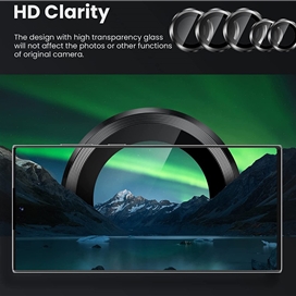 محافظ لنز دوربین بوف مدل ClrFilm مناسب برای گوشی موبایل سامسونگ Galaxy S22 Ultra