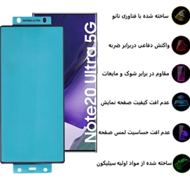 محافظ صفحه نمایش بوف مدل Silicone مناسب برای گوشی موبایل سامسونگ Galaxy Note 20 Ultra