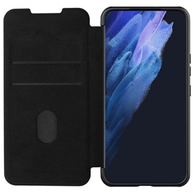 کیف چرمی نیلکین Samsung S22 Plus 5G Nillkin Qin Pro Plain Leather Cloth Case دارای محافظ دوربین