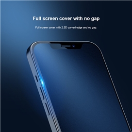 گلس مات تمام صفحه تمام چسب نیلکین آیفون Apple iPhone 12 Pro Max Nillkin Fog Mirror Matte Glass