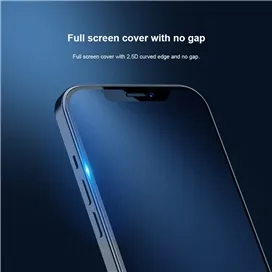 گلس مات تمام صفحه تمام چسب نیلکین آیفون Apple iPhone 12 Pro Max Nillkin Fog Mirror Matte Glass
