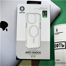 قاب شفاف مگسیف Magsafe گرین Green مدل آنتی شاک Anti Shock مناسب برای Apple iPhone 14