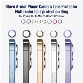 رینگ محافظ لنز آیفون 14 Apple iphone 14 BLUEO Metal Frame Lens Protector Glass