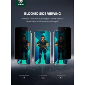 محافظ صفحه نمایش حریم شخصی گرین مدل 3D Pv-Pet Pro مناسب برای گوشی موبایل اپل iPhone 14 Pro