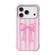 قاب برند مدل Papion پاپیون راه راه صورتی یانگ کیت Youngkit آیفون مناسب برای Apple iPhone 17 Pro Max