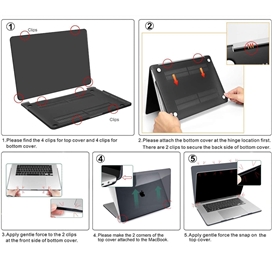 کاور مدل هاردشل HardShell مناسب برای MacBook New Pro 14.2 inch