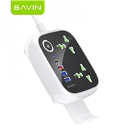 چند راهی برق و شارژر باوین Bavin PC830 دارای 4 پورت