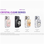 ست قاب شفاف و استند جاکارتی دار Big Eye Cute Pet نیمی Nimmy Magnetic Crystal Clear مناسب برای Apple iPhone 18 Pro Max