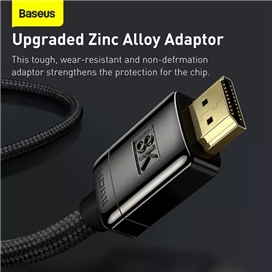 کابل اچ‌دی‌ام‌آی 2 متری بیسوس Baseus HDMI 8K to HDMI 8K Cable WKGQ000101