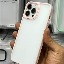 قاب پشت شفاف برند مجیک ماسک Magic Mask مدل کیو سریز Q Series دور لنز دار برای گوشی  iPhone 13 Pro Max