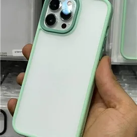 قاب پشت شفاف برند مجیک ماسک Magic Mask مدل کیو سریز Q Series دور لنز دار برای گوشی  iPhone 13 Pro Max