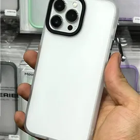 قاب پشت شفاف برند مجیک ماسک Magic Mask مدل کیو سریز Q Series دور لنز دار برای گوشی  iPhone 13 Pro Max