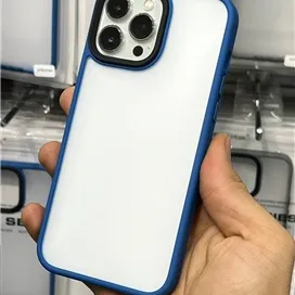 قاب پشت شفاف برند مجیک ماسک Magic Mask مدل کیو سریز Q Series دور لنز دار برای گوشی  iPhone 13 Pro Max