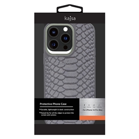 قاب برند کجسا Kajsa مدل Glamorous Snake Pattern مناسب برای Apple iPhone 14