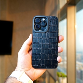 قاب برند کجسا Kajsa مدل Croco Pattern Leather مناسب برای Apple iPhone 14 Plus