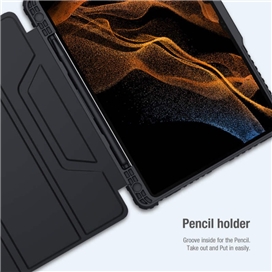 کیف کلاسوری نیلکین مدل Camshield Bumper Leather مناسب برای تبلت سامسونگ Galaxy Tab S8