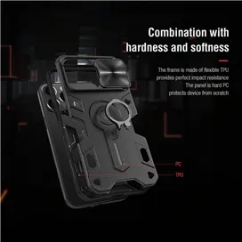 قاب محافظ نیلکین آیفون 13 پرو مکس Nillkin Apple iPhone 13 Pro Max Camshield Armor Case